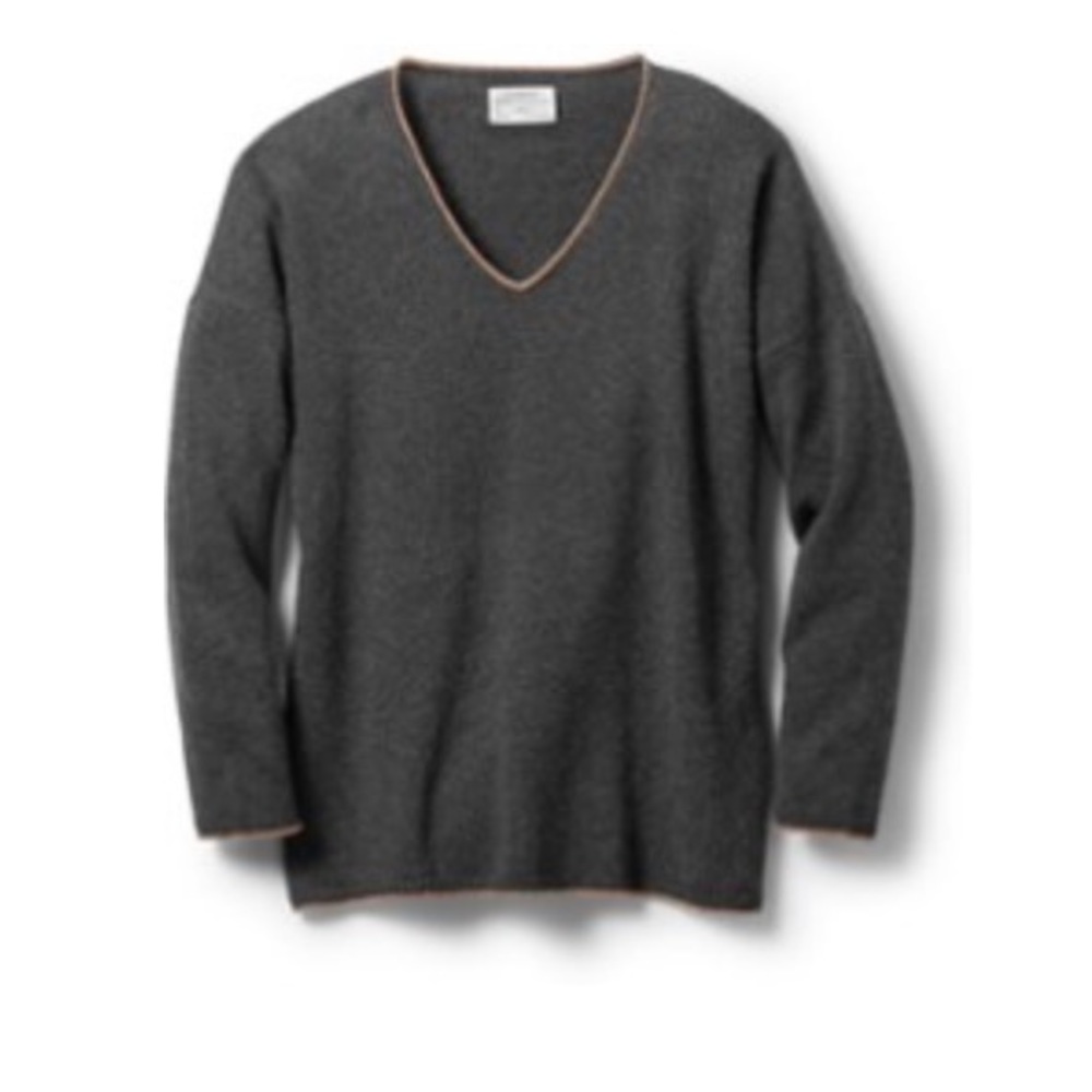 EUC lambs wool v-neck sweater